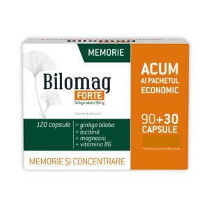 Bilomag forte memorie, 120 capsule